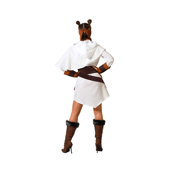 BigBuy Outdoor Déguisement Galaxie Blanc avec Ceinture Femme Adulte M-L
