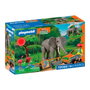 Playmobil 72068 Éléphants et soigneur animalier My Life Le Zoo Promo pack