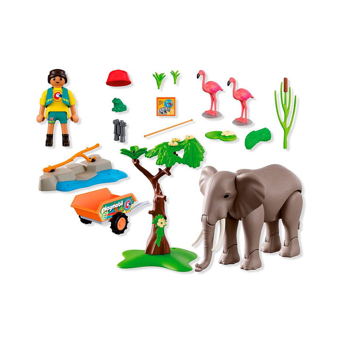 Playmobil 72068 Éléphants et soigneur animalier My Life Le Zoo Promo pack Playmobil 72068 Éléphants et soigneur animalier My Life Le Zoo Promo pack