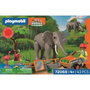 Playmobil 72068 Éléphants et soigneur animalier My Life Le Zoo Promo pack