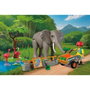 Playmobil 72068 Éléphants et soigneur animalier My Life Le Zoo Promo pack