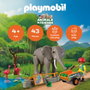 Playmobil 72068 Éléphants et soigneur animalier My Life Le Zoo Promo pack