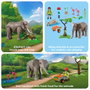 Playmobil 72068 Éléphants et soigneur animalier My Life Le Zoo Promo pack