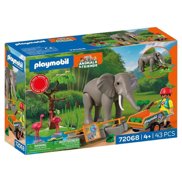 Playmobil 72068 Éléphants et soigneur animalier My Life Le Zoo Promo pack Playmobil 72068 Éléphants et soigneur animalier My Life Le Zoo Promo pack