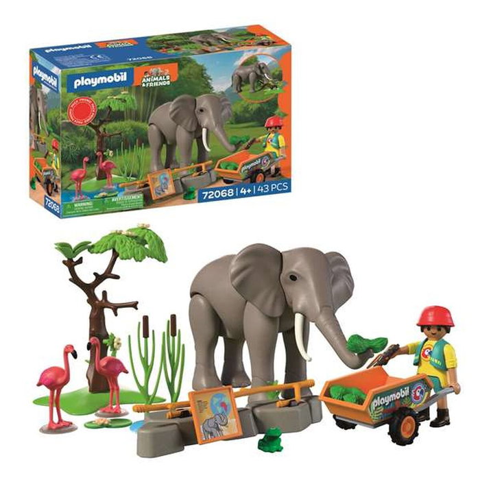 Playmobil 72068 Éléphants et soigneur animalier My Life Le Zoo Promo pack Playmobil 72068 Éléphants et soigneur animalier My Life Le Zoo Promo pack