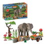 Playmobil 72068 Éléphants et soigneur animalier My Life Le Zoo Promo pack