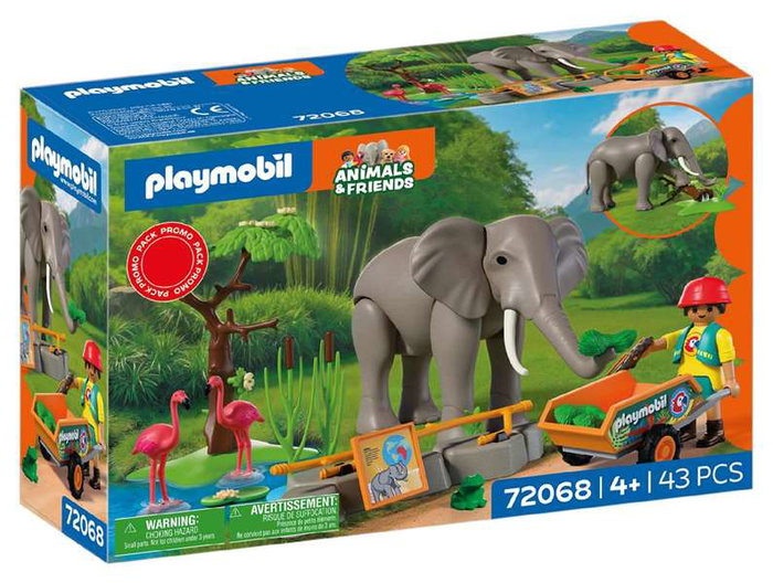 Playmobil 72068 Éléphants et soigneur animalier My Life Le Zoo Promo pack Playmobil 72068 Éléphants et soigneur animalier My Life Le Zoo Promo pack