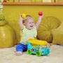 Bright Starts Bus Safari Elephant - Jouet d'éveil interactif avec lanceur et tobogan à balles, lumières, 30 chansons et mélodies, pour bébé dès 6 mois