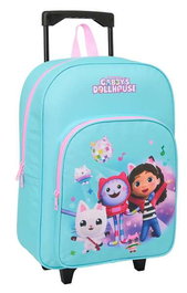 Safta Mochila Grande Con Ruedas Gabby's Dollhouse 32x42x14 cm - Pour Enfants à Partir de 3 Ans