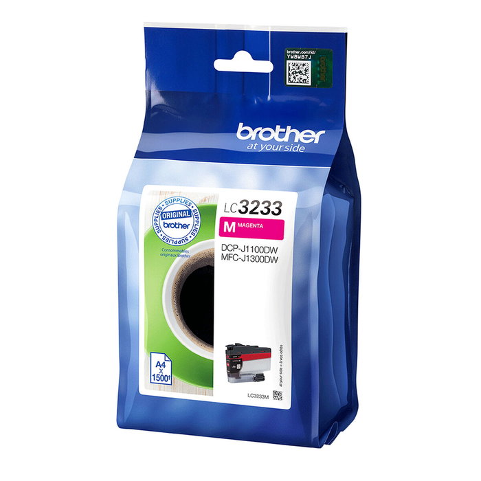 Brother LC3233M cartouche d'encre magenta Original, 1500 pages Brother LC3233M cartouche d'encre magenta Original, 1500 pages