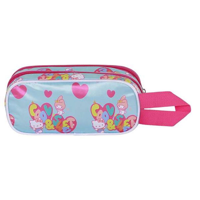 Trousse Fourre-Tout Double Hello Kitty