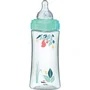 Dodie Biberon anti-colique 330 ml - Tétine ronde pour +6 mois - 3 vitesses de débit - Vert