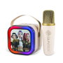 OTL TECHNOLOGIES Altavoz Karaoke 2 Micrófonos Cream Wireless Kpop Demon Hunter