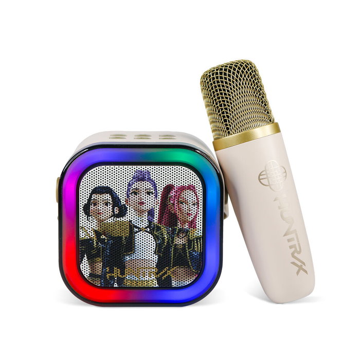 OTL TECHNOLOGIES Altavoz Karaoke 2 Micrófonos Cream Wireless Kpop Demon Hunter