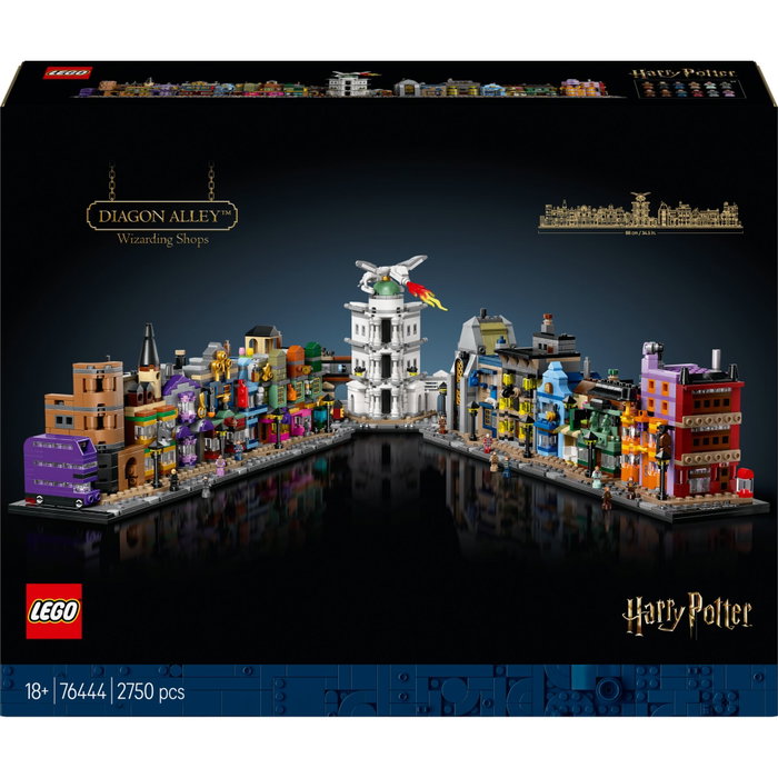 LEGO Harry Potter 76444 Les boutiques magiques du Chemin de Traverse - Set pour adultes