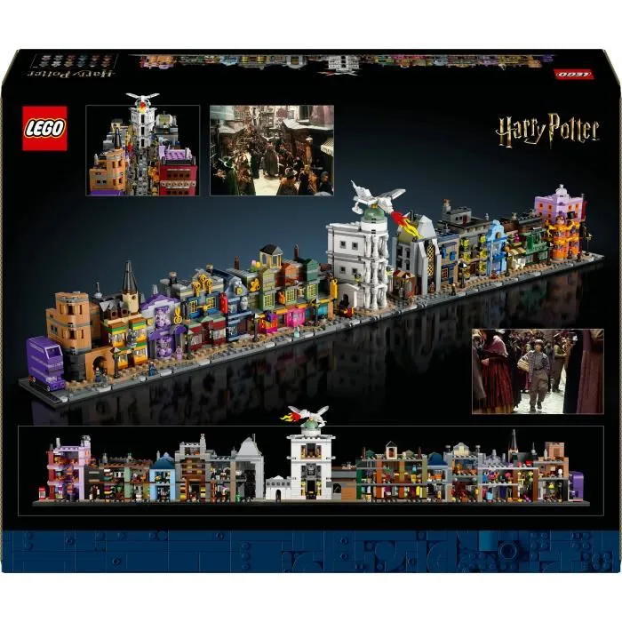 LEGO 76444 - LEGO Harry Potter Les boutiques magiques du Chemin de Traverse, set de construction pour adultes et collectionneurs