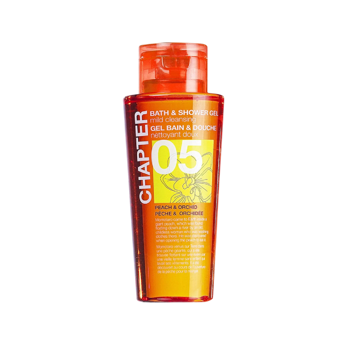Mades Cosmetics Gel Douche Hydratant Chapter 05 Peach & Orchid, Pour Tous Types de Peau, Tester, 400 ml