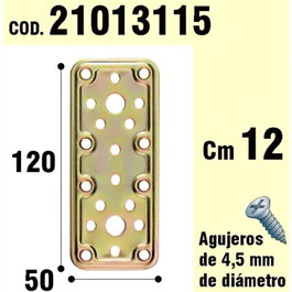 WOLFPACK LINEA PROFESIONAL Support pour bois à plaque bichromatée 50x120 mm.