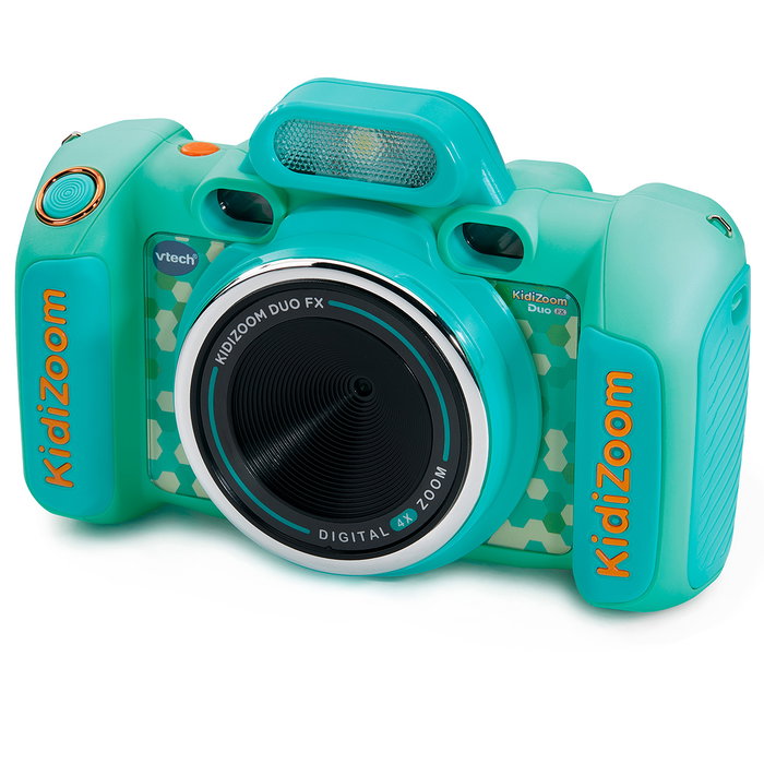 VTech Kidizoom Duo FX 12 - Caméra enfant double objectif pour photos, vidéos, selfies et jeux avec effets - Version espagnole - 80-519957 - Bleu aqua VTech Kidizoom Duo FX 12 - Caméra enfant double objectif pour photos, vidéos, selfies et jeux avec effets - Version espagnole - 80-519957 - Bleu aqua