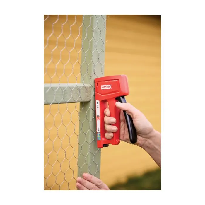 Rapid Kit Agrafeuse manuelle murale R53 avec 1080 agrafes 53/6 mm - Pour déco, textiles, rembourrage (5001661)