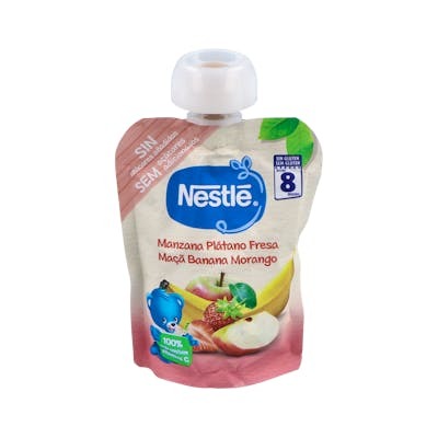Nestlé Bolsita Compote de Pomme Banane Fraise 90 G Nestlé Bolsita Compote de Pomme Banane Fraise 90 G