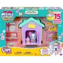 Little Live Pets - Coffret Fête des Chiots Mama Surprise - 1 Maman et 15 Chiots Jouets, Niche à Personnaliser et Autocollants - À Partir de 5 Ans