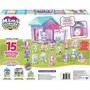 Little Live Pets - Coffret Fête des Chiots Mama Surprise - 1 Maman et 15 Chiots Jouets, Niche à Personnaliser et Autocollants - À Partir de 5 Ans