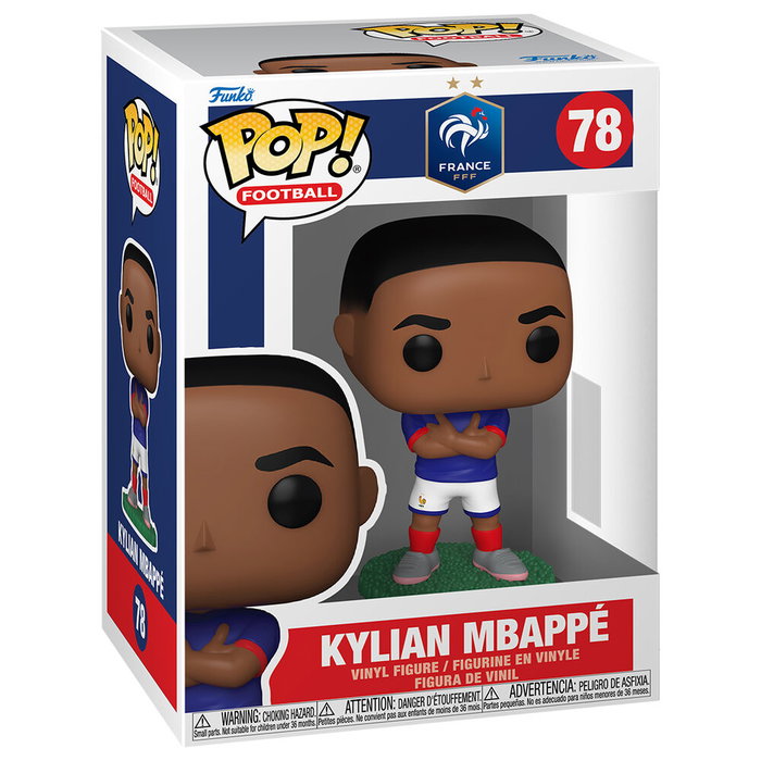 Funko Pop! Kylian Mbappé France - Figurine en vinyle 9 cm