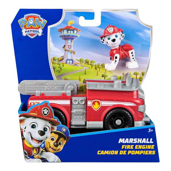 Spin Master Véhicule Classique Paw Patrol avec Figure - 23.18 x 22.86 x 9.84 cm - Modèles Assortis