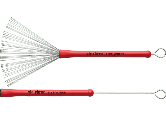 Vicfirth Live Wires Escobillas Rétractiles Vicfirth Live Wires Escobillas Rétractiles