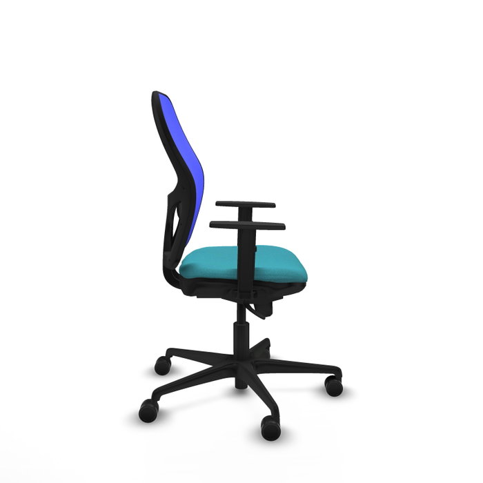 Piqueras y Crespo Chaise de Bureau Jorquera Turquoise et Bleu Piqueras y Crespo Chaise de Bureau Jorquera Turquoise et Bleu