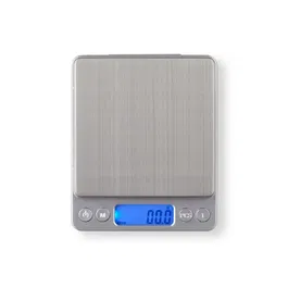 Livoo DOM474 Balance de précision électronique avec plateau acier inoxydable, capacité max 500g, 6 unités de mesure et écran LCD