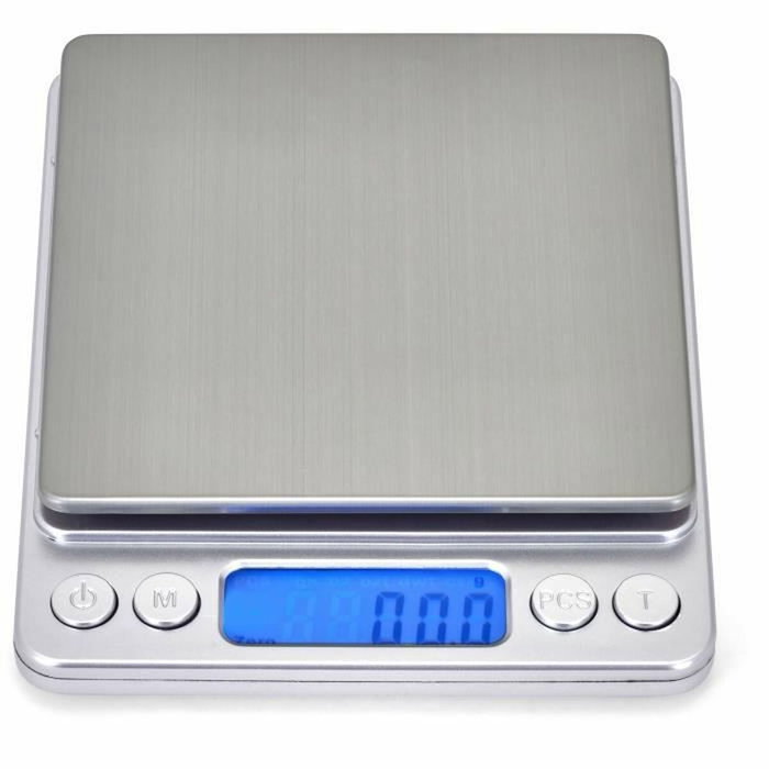 Livoo DOM474 Balance de précision électronique avec plateau acier inoxydable