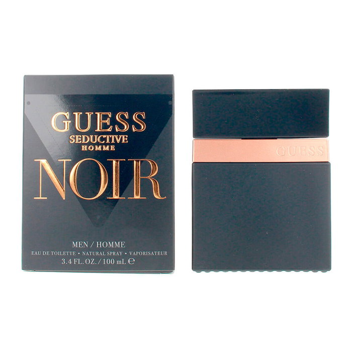 Guess Seductive Noir Eau de Toilette Vaporisateur Homme, Parfum Oriental Épicé Fougère, 100 ml