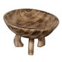 BigBuy Home Centre de Table Beige Bois 30 x 30 x 18 cm