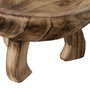 BigBuy Home Centre de Table Beige Bois 30 x 30 x 18 cm