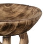 BigBuy Home Centre de Table Beige Bois 30 x 30 x 18 cm