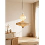 Home ESPRIT Suspension Blanc Naturel Papier Acier