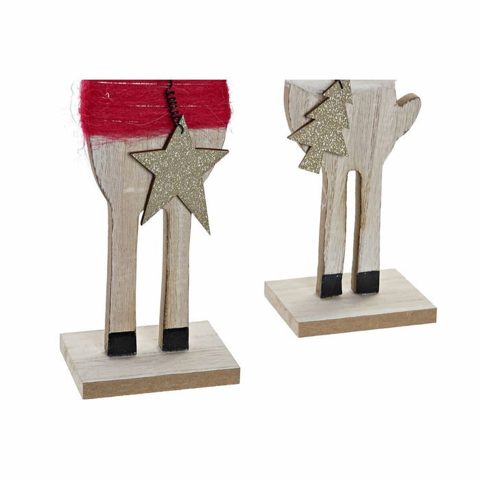 Décorations de Noël DKD Home Decor Polyester Bois (2 pcs) (9 x 6 x 39 cm) Décorations de Noël DKD Home Decor Polyester Bois (2 pcs) (9 x 6 x 39 cm)