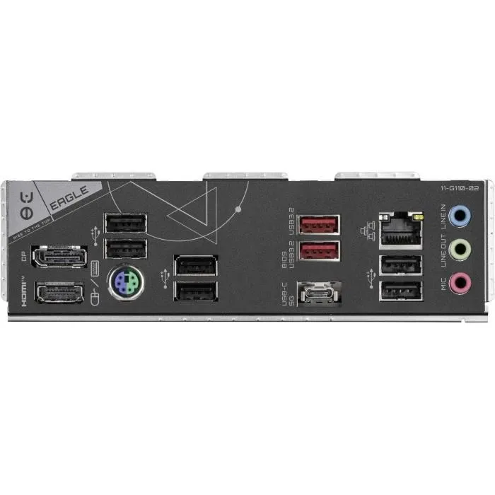 Gigabyte B650 EAGLE - Carte mère ATX AM5 pour AMD Ryzen 7000/8000/9000 - DDR5 jusqu'à 7600 MHz - 1x PCIe 5.0 M.2 - USB 3.2 Gen 2 - LAN Gigabit Gigabyte B650 EAGLE - Carte mère ATX AM5 pour AMD Ryzen 7000/8000/9000 - DDR5 jusqu'à 7600 MHz - 1x PCIe 5.0 M.2 - USB 3.2 Gen 2 - LAN Gigabit
