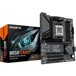 Gigabyte B650 EAGLE - Carte mère ATX AM5 pour AMD Ryzen 7000/8000/9000 - DDR5 jusqu'à 7600 MHz - 1x PCIe 5.0 M.2 - USB 3.2 Gen 2 - LAN Gigabit