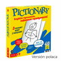 Mattel Games Pictionary Version Polonaise - Jeu de Dessin et de Devinettes Familial - Inclut Piste, Fiches et Accessoires - Recommandé à Partir de 8 Ans - Référence Jgf69