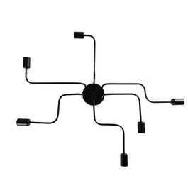 Plafonnier Sabzevar noir Ø700x100mm