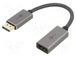 GOOBAY Câble DisplayPort vers HDMI 1.2, 0,1m