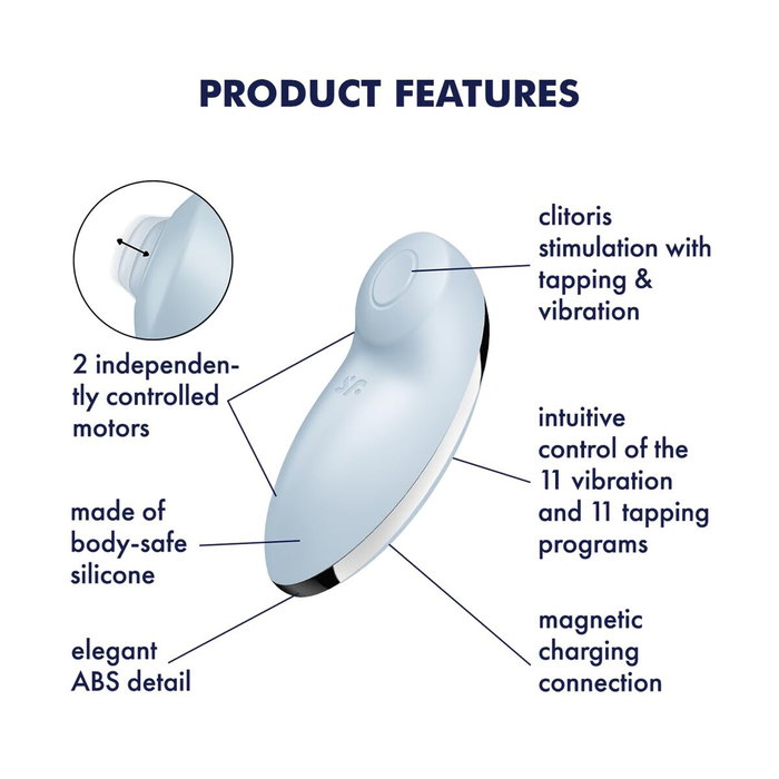 Masseur érotique Satisfyer Bleu