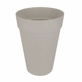 Elho Loft Urban Pot de fleurs rond Haut - Ø 34 x H 45 cm - Gris Chaud