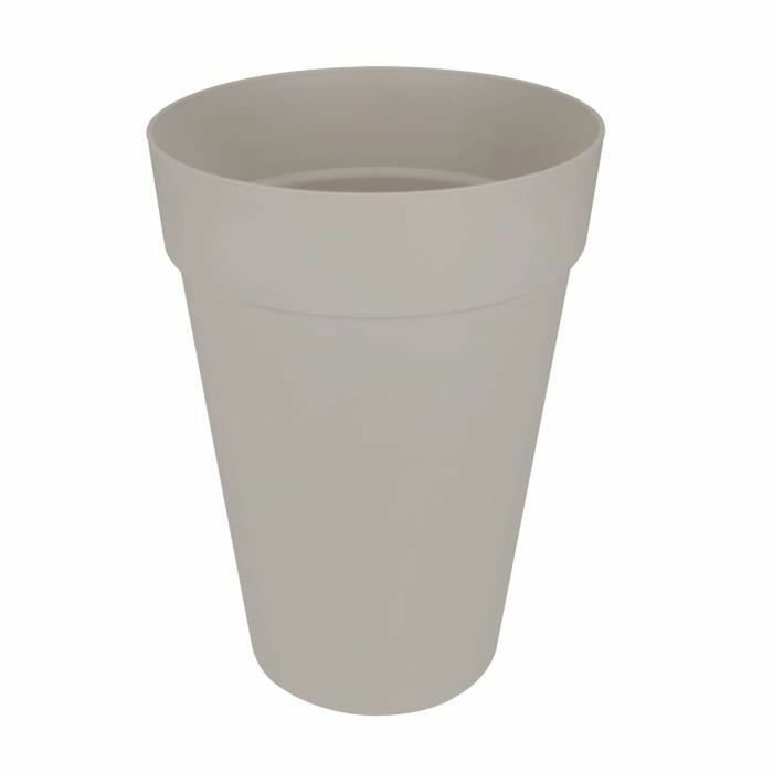 Elho Loft Urban Pot de fleurs rond Haut - Ø 34 x H 45 cm - Gris Chaud Elho Loft Urban Pot de fleurs rond Haut - Ø 34 x H 45 cm - Gris Chaud