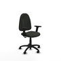 PIQUERAS Y CRESPO Chaise de bureau Algarra, tissu noir