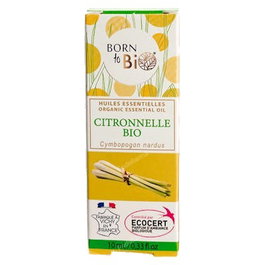 BORN TO BIO Huile essentielle de citronnelle organique 10 ml