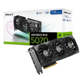 Pny GeForce RTX 5070 OC 12 Go GDDR7 Carte Graphique Noir PCI Express 5.0